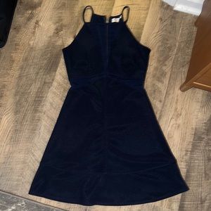 Knee length fit and flare dress